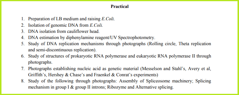 BSc Botany Syllabus: 1st, 2nd & 3rd Year (PDF) - 2023 Edition 6 BSc Molecular Biology Practical List