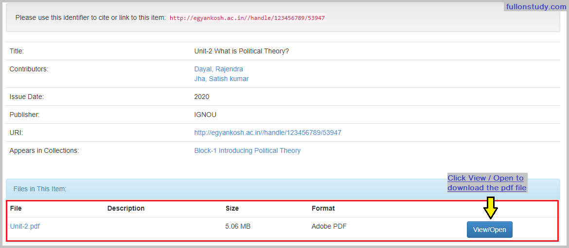 BA Political Science Books 2023: 1st, 2nd & 3rd Year (Free PDF) 3 Steps to download BA Polity Books