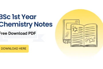 Bsc 1st Year Chemistry Notes