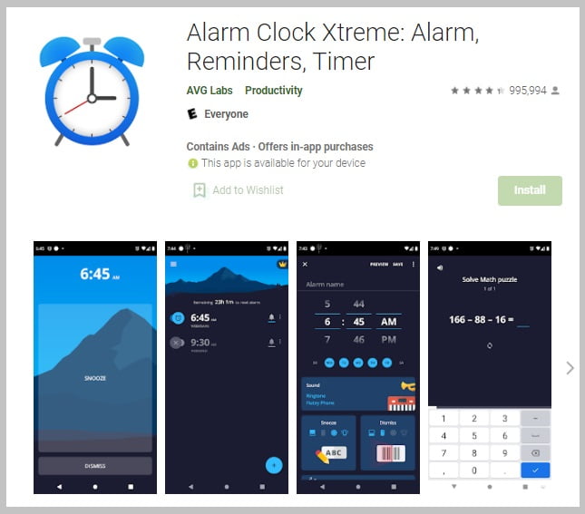 Alarm Clock Xtreme - Best Alarm Clock app for College Students
