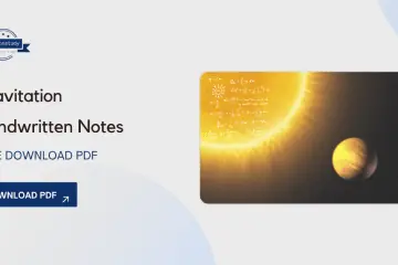 Gravitation Handwritten Notes PDF