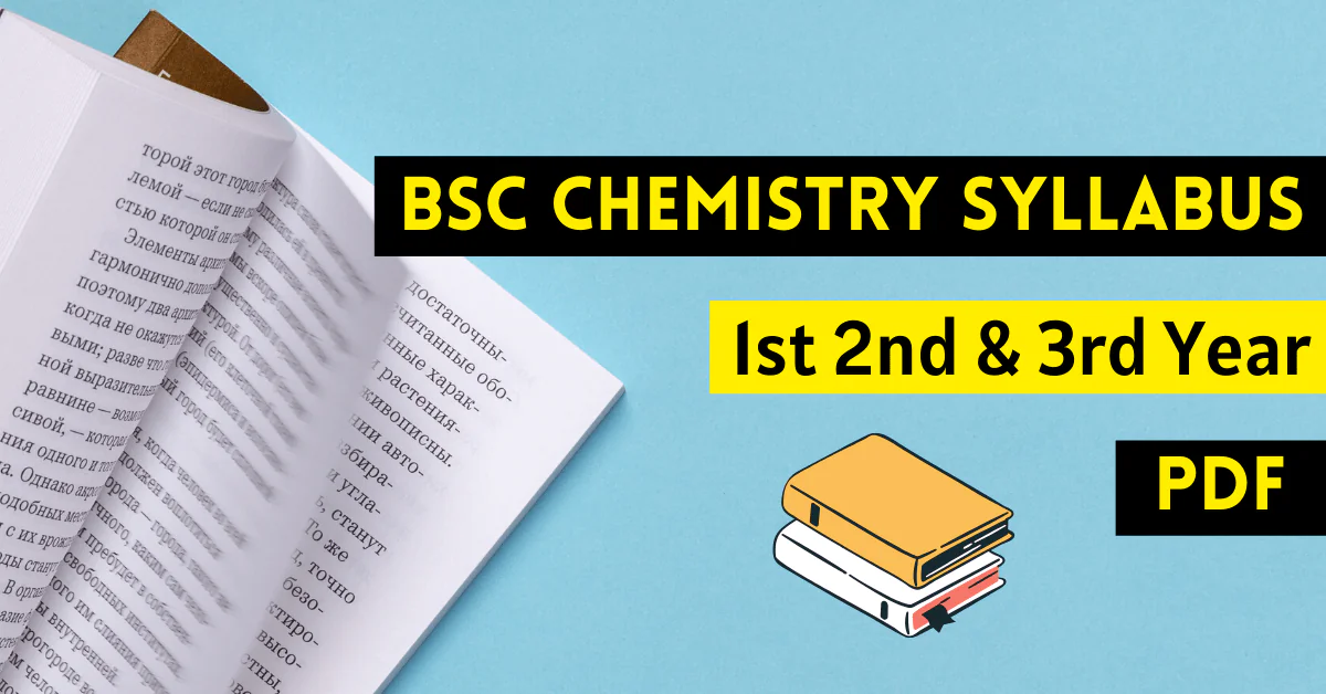BSc Chemistry Syllabus PDF