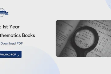 BSc 1st Year Mathematics Books