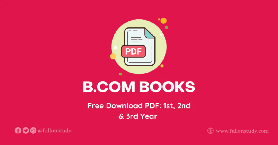 B.Com Books & Notes