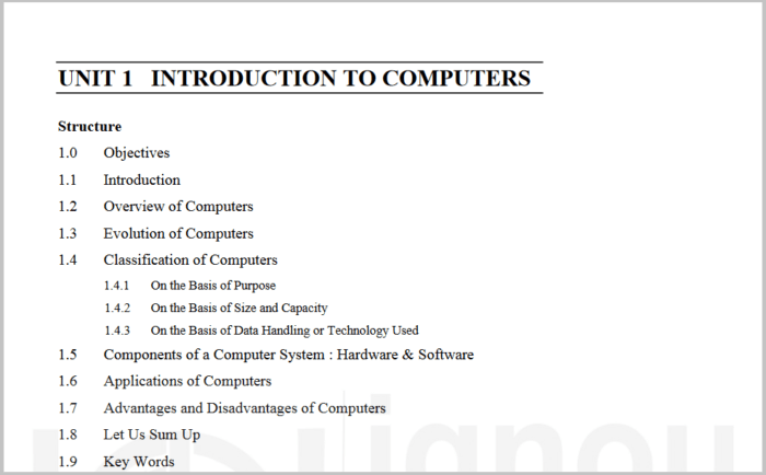 BCom Study Material PDF