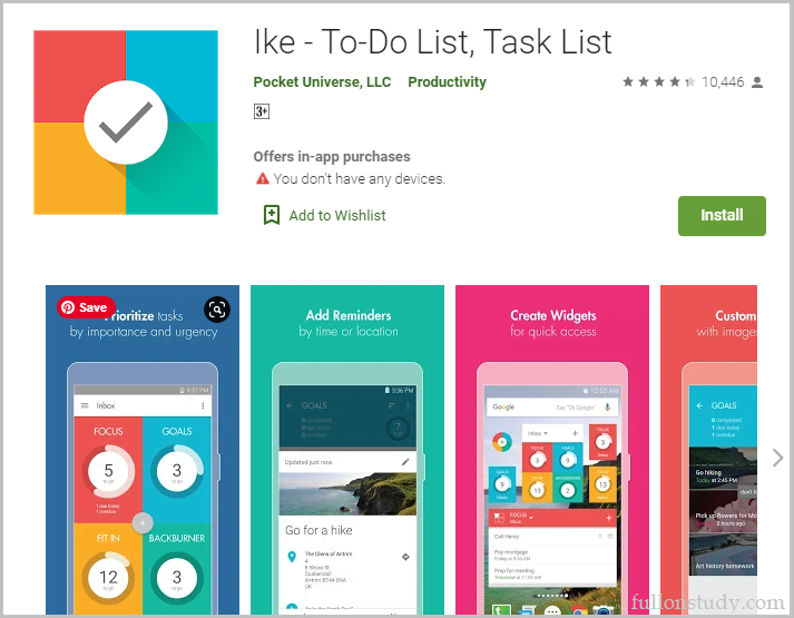 Ike to-do List App