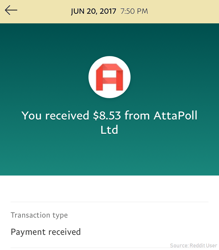 Attapoll Payment Proof