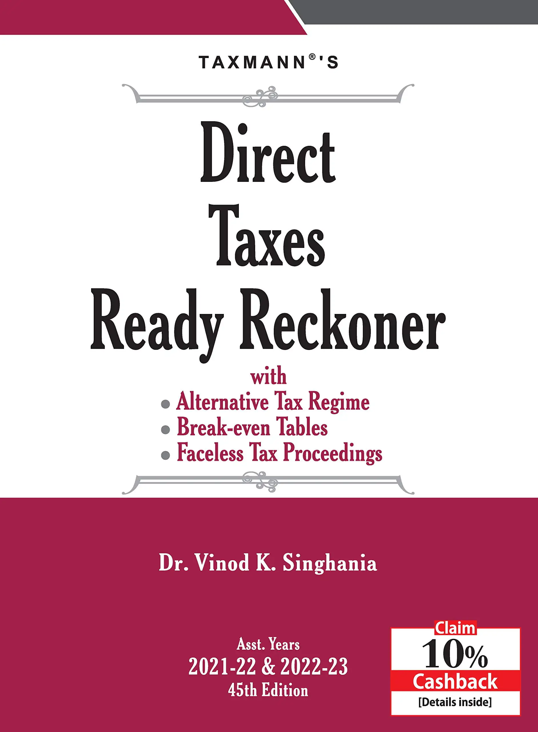 Taxmann’s Direct Taxes Ready Reckoner