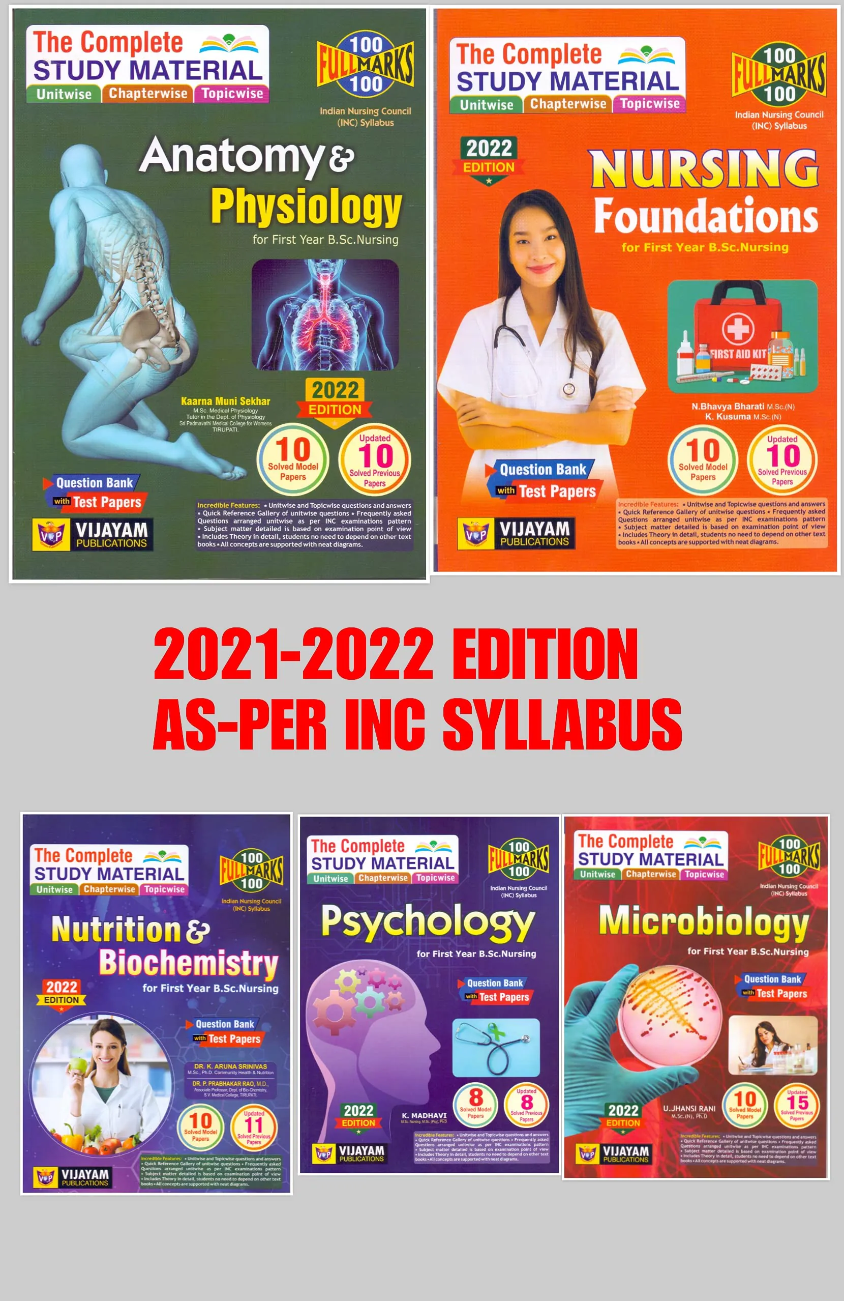 BSc 1st Year Nursing Books