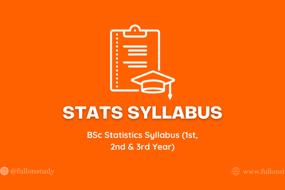 BSc Statistics Syllabus