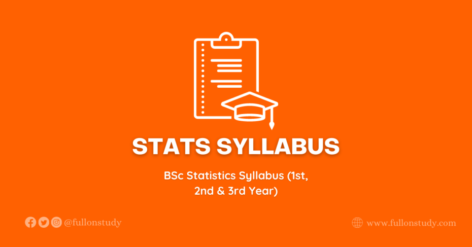 BSc Statistics Syllabus