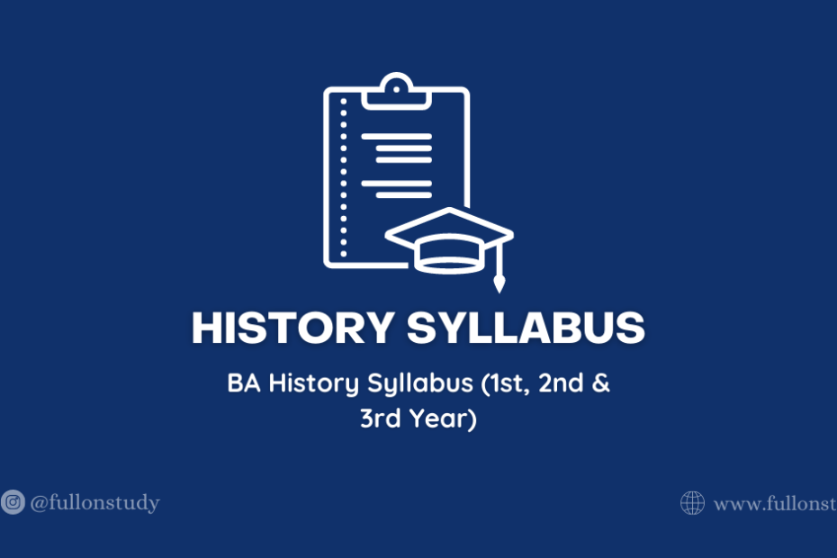BA History Syllabus