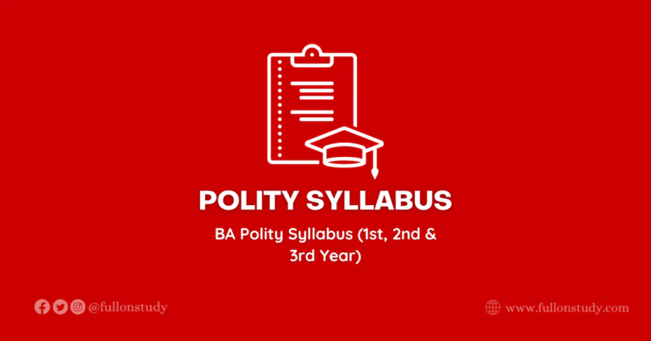 BA Political Science Syllabus