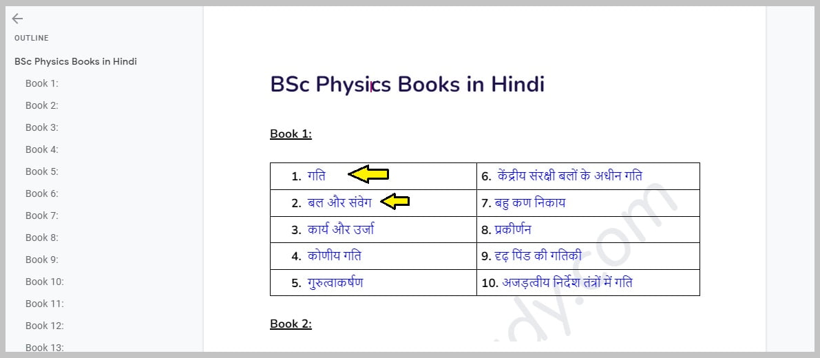 How to download BSc Books in Hindi