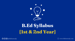 B.Ed Syllabus