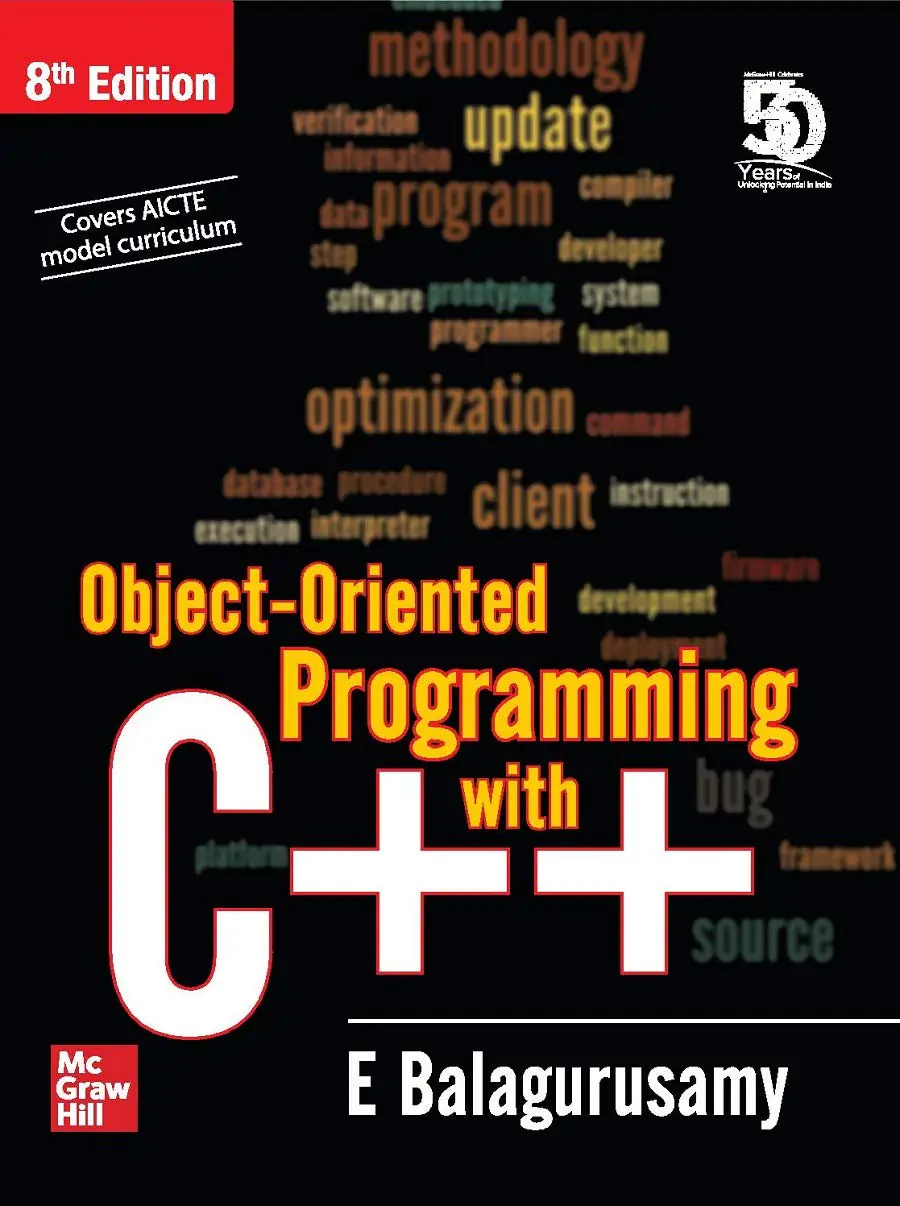 Object-Oriented Programming with C++ - by E. Balagurusamy