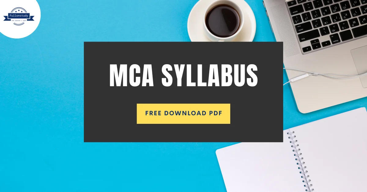 MCA Syllabus Free Download PDF